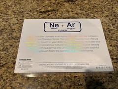 Pure Daily Care NuDerma Clinical Ne+Ar Skin Therapy Wand w/6 Fusion Applicators