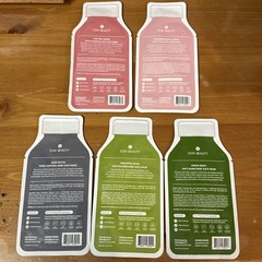 ESW Beauty Mask Set – Raw Juice Cleanse, 5pc Brand New Beauty Masks 11/2026