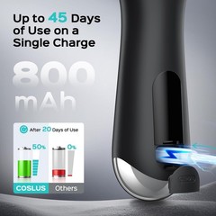 2-in-1 Silicone Facial Cleansing Brush – Electric Exfoliator with Spin & Vibrati