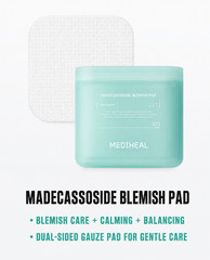 MEDIHEAL Madecassoside Blemish Pad 100 Pads + 100 Pads Refill K-Beauty