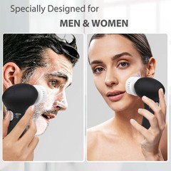 Facial Cleansing Brush Face Scrubber: Electric Face 6 Brush Heads