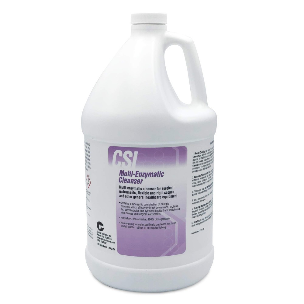 CSI Central Solutions Multi Enzymatic Cleanser – 128 Fl Oz (Pack of 1)