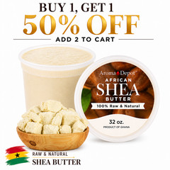 African Shea Butter 32 oz Ivory Raw Unrefined 100% Natural Product of Ghana