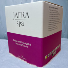 Jafra Spa Scented Candle Ginger And Eucalyptus 5 oz Vela Aromatica