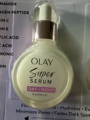 NEW Olay Super Serum Day + Night 8-in-1 2 x 25mL (50mL Total) Niacinamide Duo