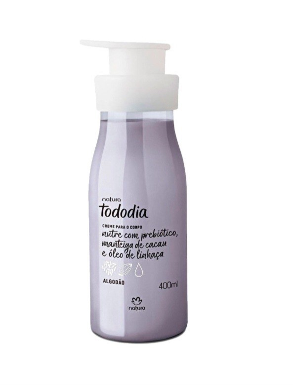 Natura Hidratante Corpo Algodão Deodorant Body Cream Cotton 400ml