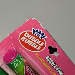 NOS Dubble Bubble Watermelon Bubble Gum Flavored Lip Balm 2-Pack 2010 READ
