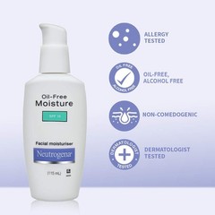 Neutrogena Oil Free Moisture SPF 15 for Oily Skin 115ml Daily Face Moisturizer