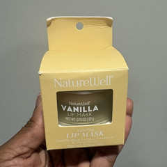 NatureWell Vanilla Lip Mask Balm 0.70 oz Clear w/ Shea Butter, Paraben-Free