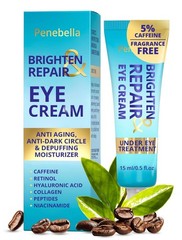 PENEBELLA Under Eye Brightener for Dark Circles 0.5 Fl Oz (Pack of 1), Green