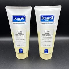 2 Tubes of Eczema Relief Moisturizing Colloidal Oatmeal 6 fl oz Ea Lotion