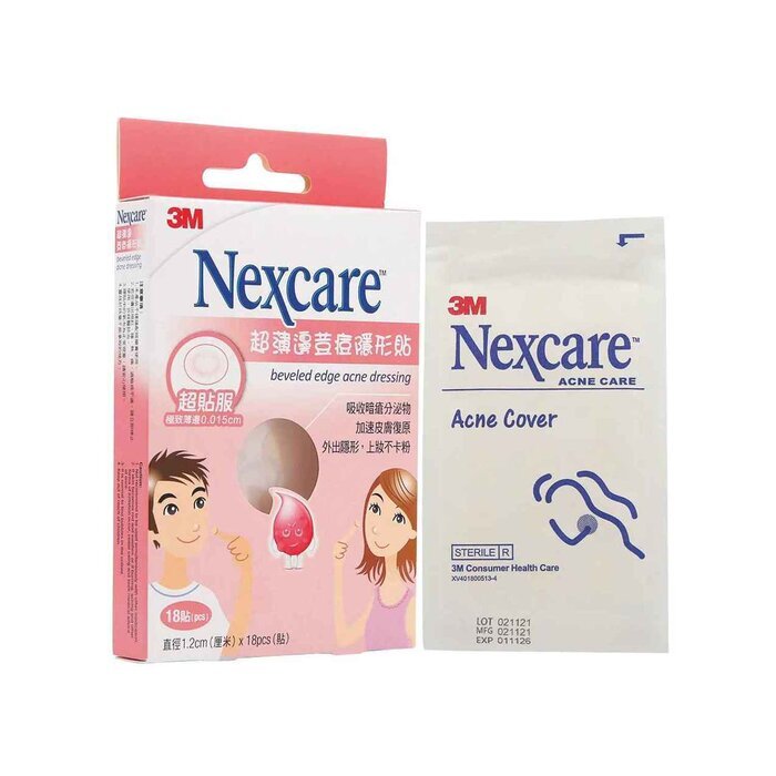 3M Nexcare Beveled Edge Acne Dressing 18pcs #dkau