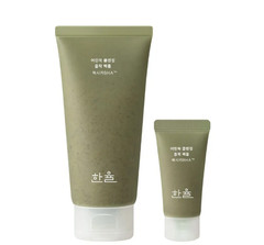Hanyul Sebum-Absorbing Mugwort Rice Cake Pack Foam 120ml Special Set K-Beauty