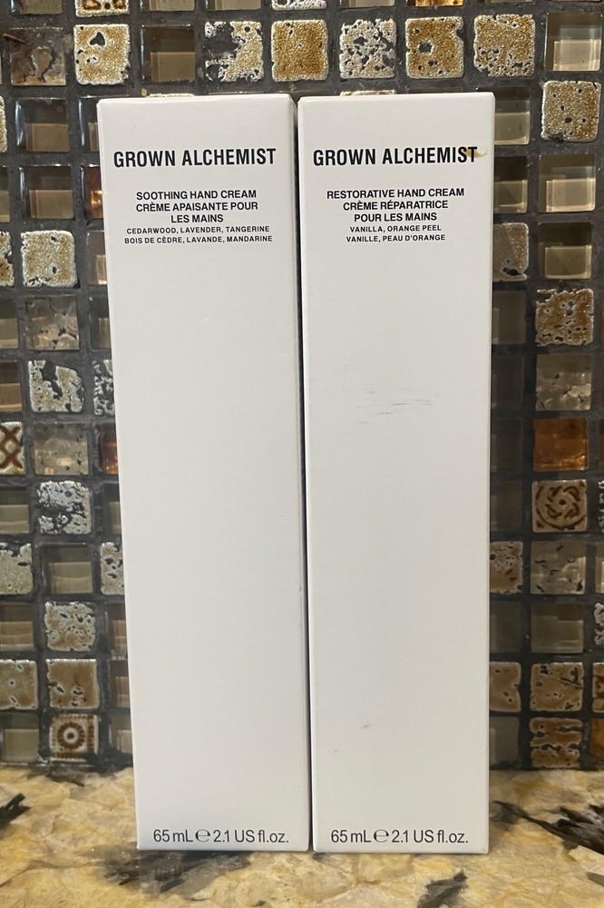 Bundle 2 Grown Alchemist Restorative HAND Cream 2.1 oz each FULL SIZE Exp 2027