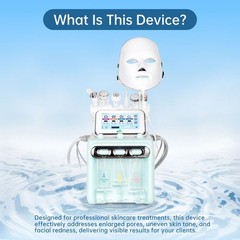 6/7 in 1 Hydrogen Facial Cleaner Hydro Dermabrasion Aqua Peel Beauty Machine Spa