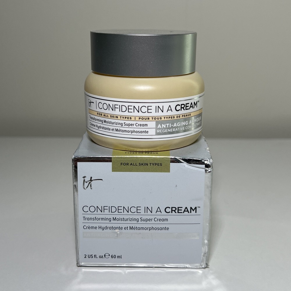 it Cosmetics Confidence In A Cream Anti-Aging Moisturizer *NEW OB* 2 fl oz/60 mL