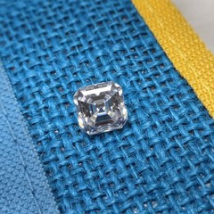 Natura Certified Lab Grown Diamond 6 Ct Asscher D Color VVS1 Clarity Loose Gems