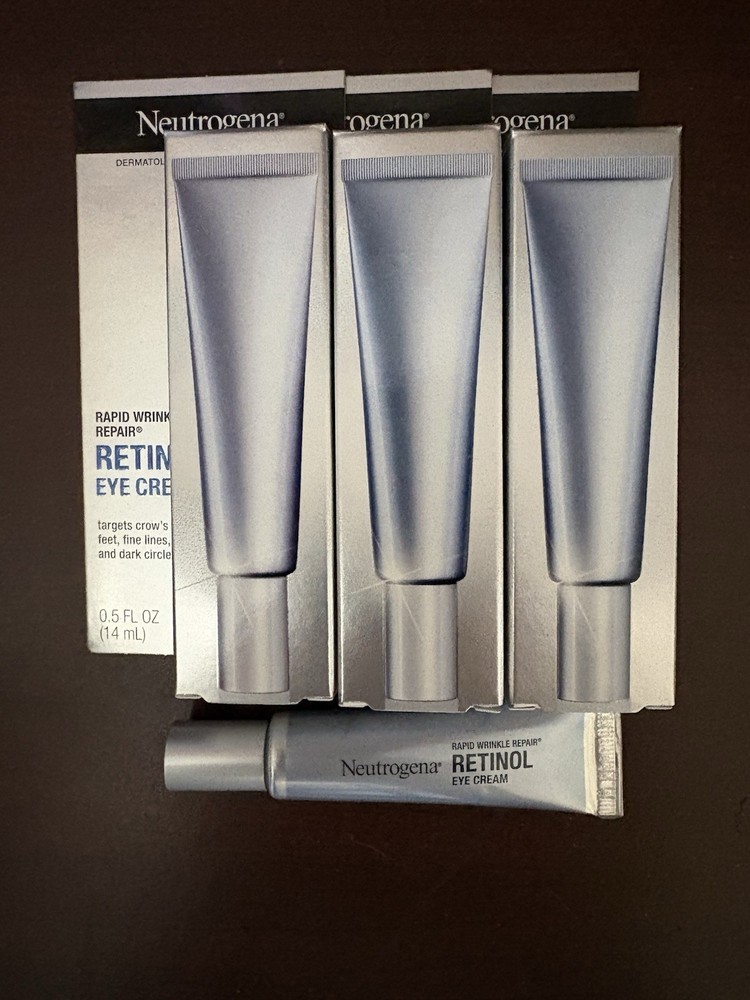 Neutrogena Rapid Wrinkle Repair Retinol Eye Cream 0.5 fl oz SET OF 3 TUBES