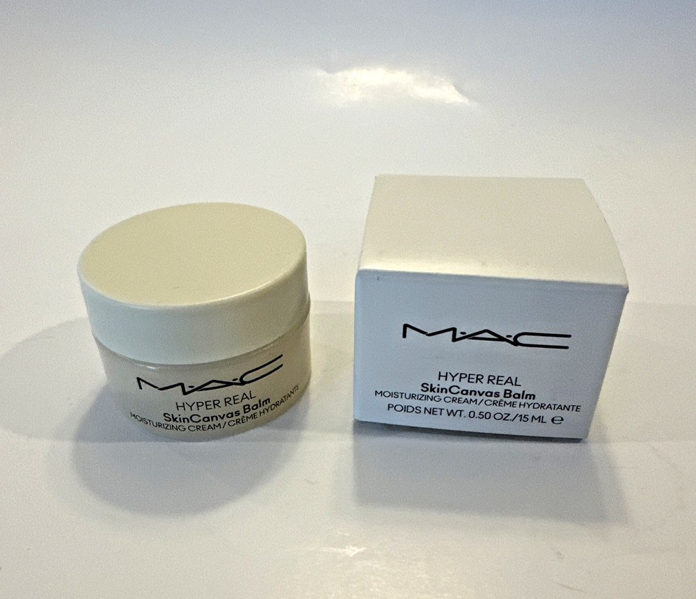 NIB MAC Hyper Real Skin Canvas Balm Moisturizing Cream .5 oz NEW Travel Size
