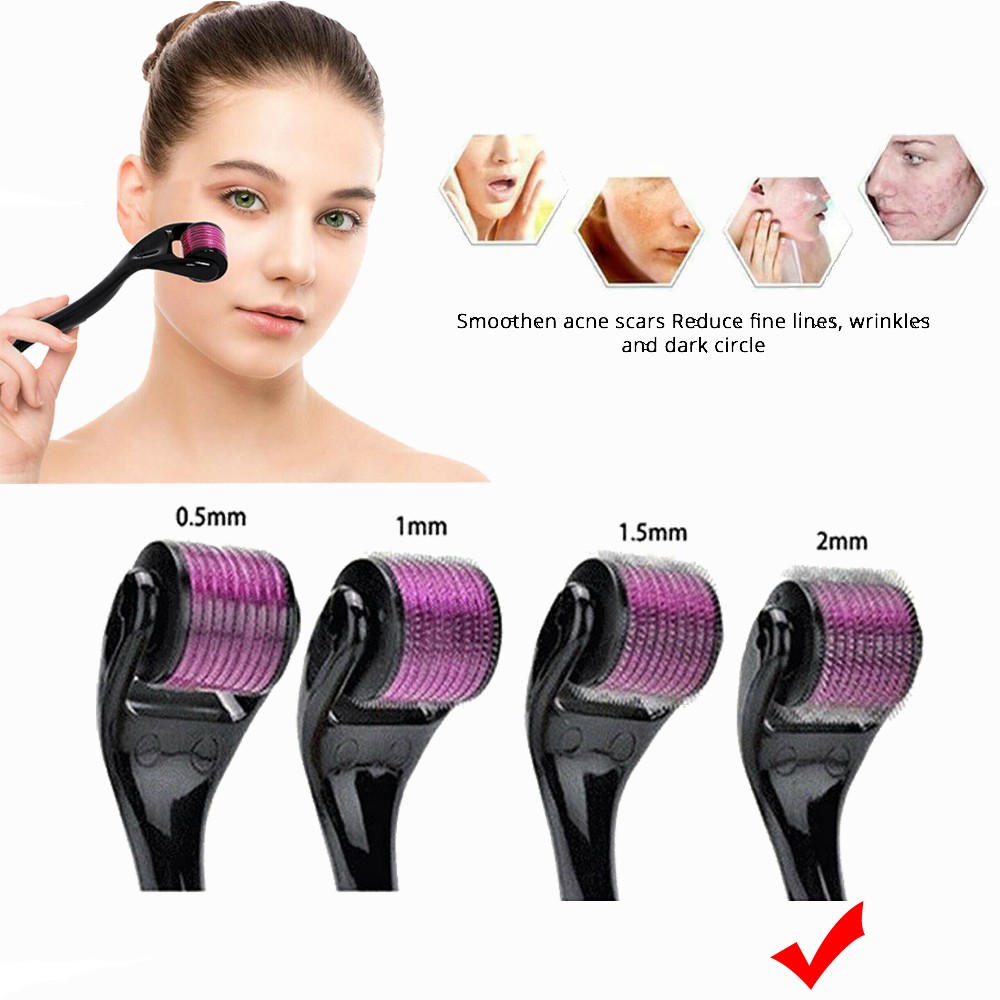 2.0mm Derma Roller Hair Regrowth Micro Needle Roller Beard Growth Anti Hair Loss