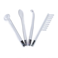 4 PCS Violet High Frequency Electrode Replacement Wands For High Freqeuncy Unit