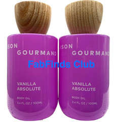 2x 3.4oz Maison Gourmand Body Oil Vanilla Absolute Full Size