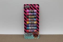 LOL 8 Flavored Lip Balms Includes 4 Unknown Flavors, NEW