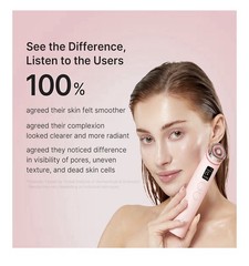 Booster Pro Pink Facial Massager Rechargeable Wireless 5 Speeds for Radiant Glow