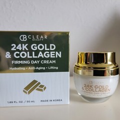 CB CLEAR 24K GOLD & COLLAGEN FIRMING DAY CREAM HYDRATING ANTI-AGING 1.69 fl oz