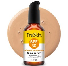 TruSkin Sunscreen Serum for Face – SPF 30 Universal 1 Fl Oz (Pack of 1)