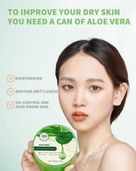 Aloe Vera Gel – 99% Pure Organic Soothing Moisturizing Skin Care Lotion