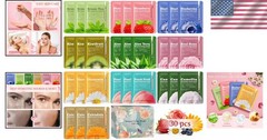 30pcs Face Masks Skincare, Bulk Facial Masks for Women Skin Care, Sheet Masks…