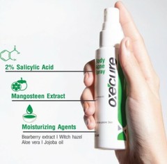2 Oxe Cure Body Spray Reduce Blemish Treatment Acne on Back Chest Neck Skin 25ml