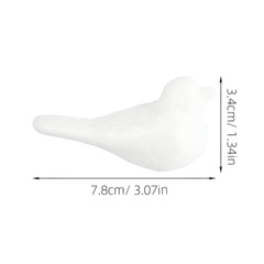 5Pcs Foam Cone Shaped Foam Tree Child Nativity Crafts Kids Birds