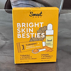 Sweet Chef Bright Skin Besties Mini Set Turmeric Vit C Eye Cream + Serum