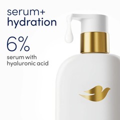Dove Hydration Boost Body Wash with Hyaluronic Serum 18.5 oz