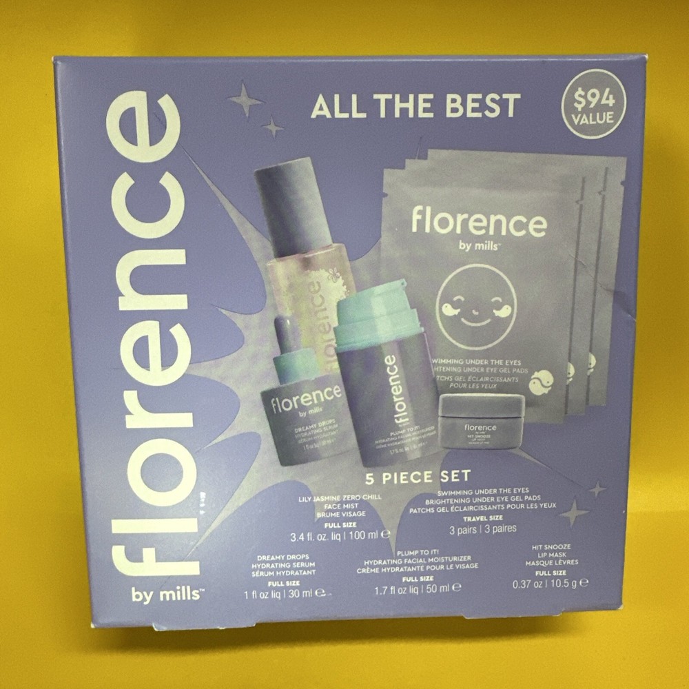 Florence by Mills ALL THE BEST 5 piece Skin Care Kit NEW