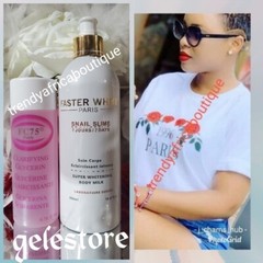 2pcs FASTER WHITE Paris Whitening Body Lotion & FC75 Paris Clarifying Glycerin👌