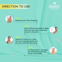 Bajaj Nomarks Ayurvedic Cream For Wrinkles, Scars, Dark Spot & Oily Skin 25g X 4