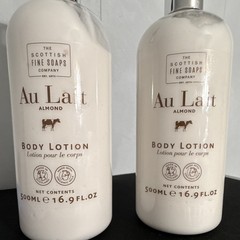 2-Pack The Scottish Fine Soaps Company Au Lait Almond Hydrating Body Lotion 16.9