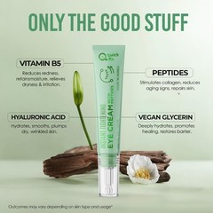 Peptides Instant Eye Tightener – Firms & Smooths – Hydrating Under Eye Cream …