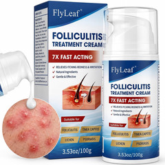 Folliculitis Treatment Cream with 5% Benzoyl Peroxide & Tea Tree Oil, Fast Actin