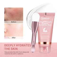 Sokgo Collagen Overnight Wrapping Mask, 2.53 Fl Oz (Pack of 1), 1PCS