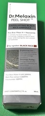 Dr. Melaxin Peel Shot Exfoliating Black Rice Ampoule Exp 2028 2.7 fl oz New