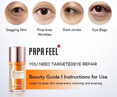 PAPA FEEL 3X Retinol Serum 20ml +Moisturizer Cream 30g Reduce Wrinkles Aging SET