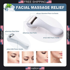 Laikme ice roller set for face and body, facial and eye massagers for pore