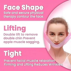 Silicone V Face Slimming MaskJaw & Chee Double Chin Reducer Band for Men & Women