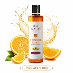 Khadi Mauri Herbal Eternal Glow Face Wash 100g Pack of One Free Shipping