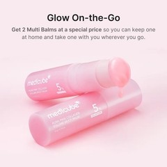 PDRN Pink Collagen Multi Balm, Anti-Aging Firming Stick for Fine Lines & Plumpi