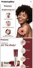 Neoprosone Brightening Gel for Dark Spots, Body, All Skin Types